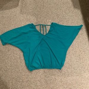 Turquoise shirt